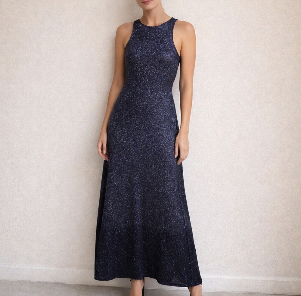 New! Zara CBK Navy Blue Sleeveless Dress SIZE S - Picture 1 of 1